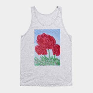 Lovely red flowers Tank Top